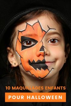 100 maquillages d'halloween faciles pour les enfants 58