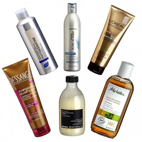 6 shampoings sans sulfates: 