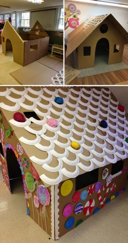 26 Maisons-Cabanes en carton à faire pour vos enfants 26