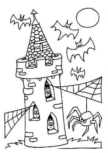 35 Dessins & Coloriages D'Halloween à Copier ou à Imprimer 17