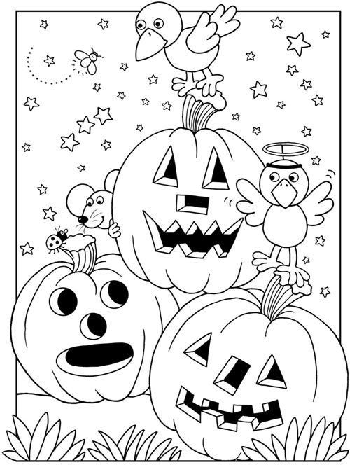 35 Dessins & Coloriages D'Halloween à Copier ou à Imprimer 26