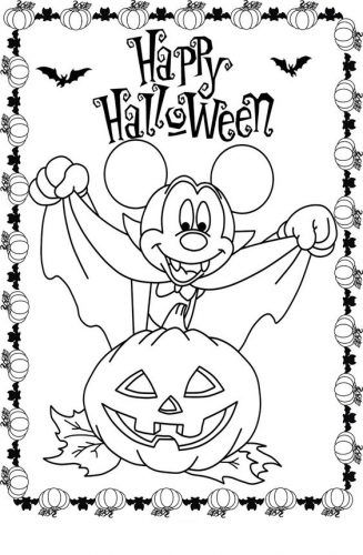 35 Dessins & Coloriages D'Halloween à Copier ou à Imprimer 32