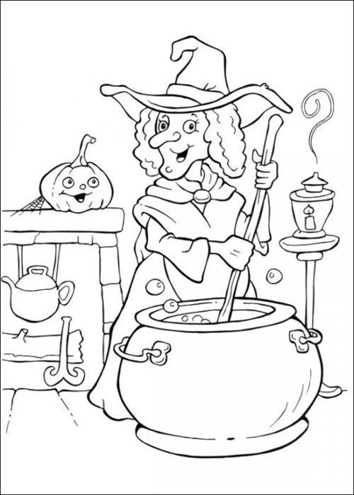 35 Dessins & Coloriages D'Halloween à Copier ou à Imprimer 6