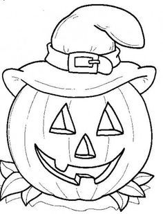 35 Dessins & Coloriages D'Halloween à Copier ou à Imprimer 1