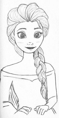 40 top idées de princesses Disney à dessiner 38