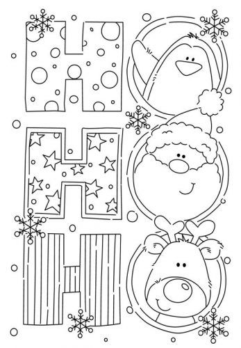 50 Dessins de Noël à Colorier (pour apprendre à dessiner) 23