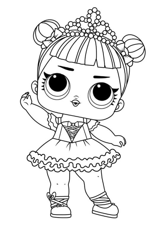 39 Coloriage poupée lol à imprimer ou à dessiner 41