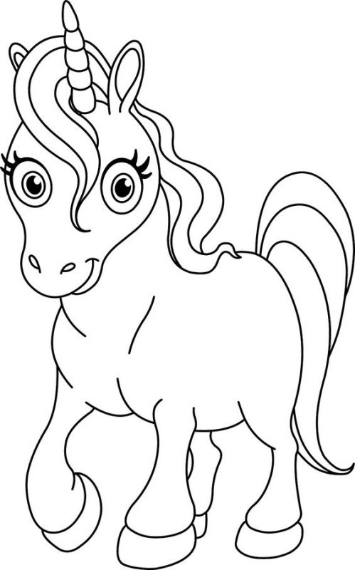 28 Dessins & Coloriages Licorne A Copier ou A Imprimer 20