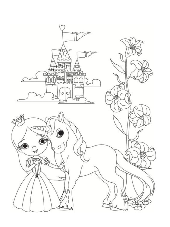 28 Dessins & Coloriages Licorne A Copier ou A Imprimer 25