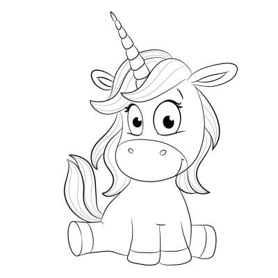 28 Dessins & Coloriages Licorne A Copier ou A Imprimer 5