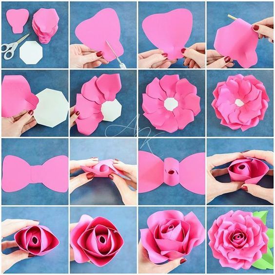 65 top idées & tutos de fleurs en papier à faire soi-même 26