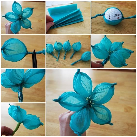 65 top idées & tutos de fleurs en papier à faire soi-même 45