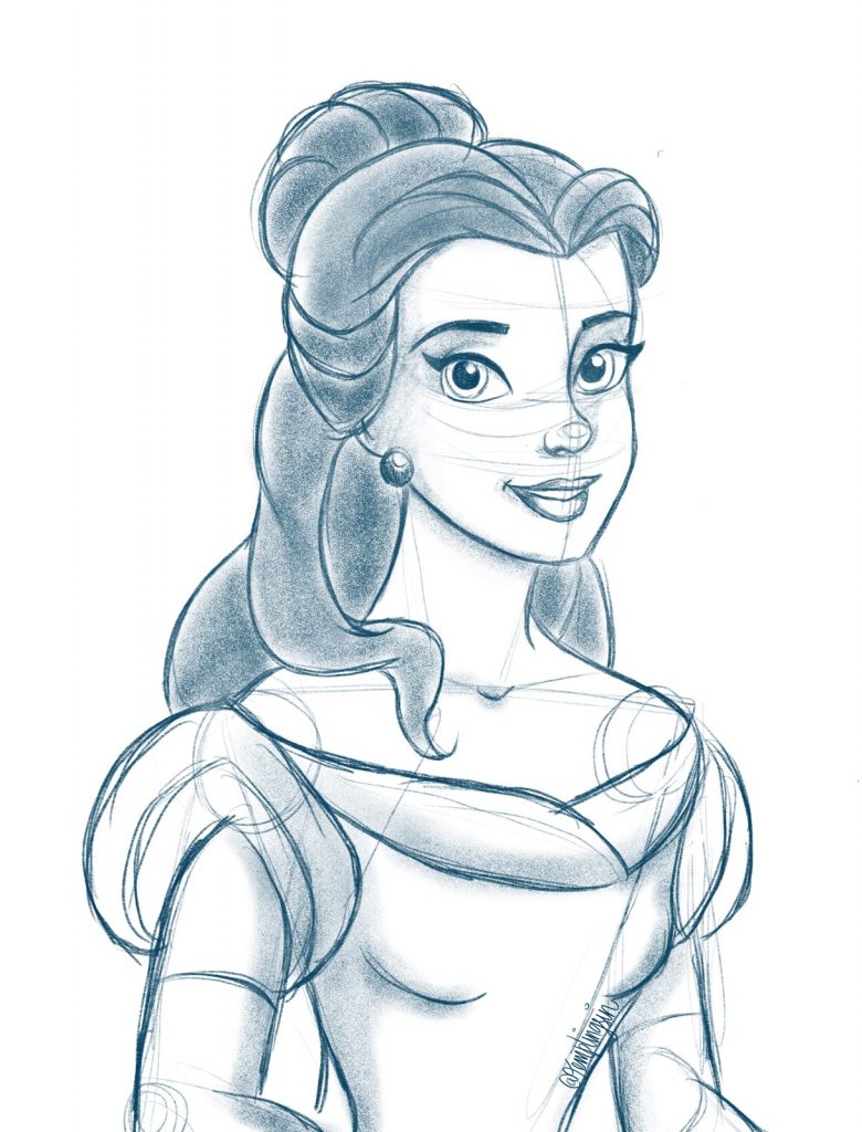 40 top idées de princesses Disney à dessiner 10