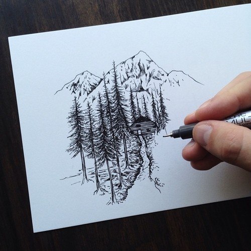 25 top idées de dessin & de peinture d'arbre 13