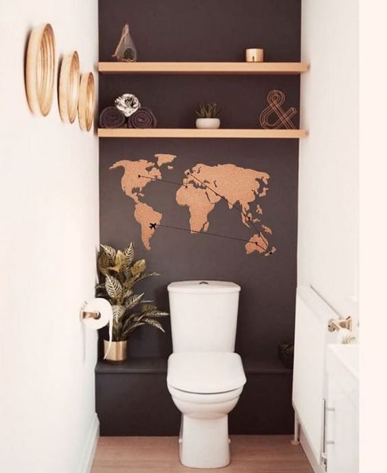 100 top idées de déco pour les wc 3