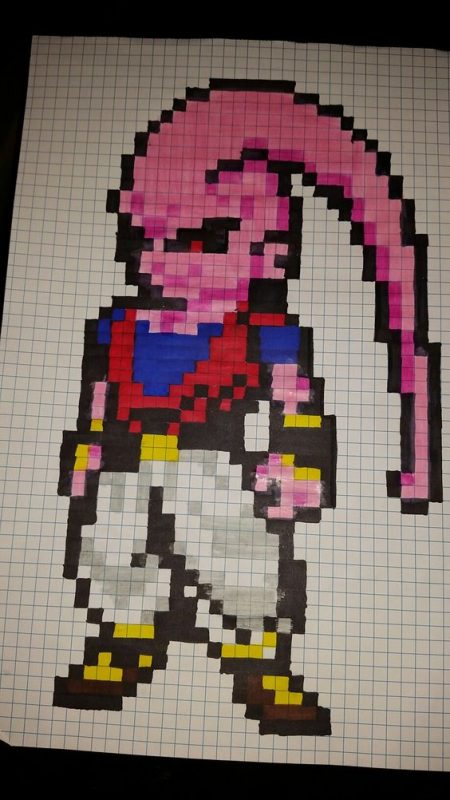 100 idées de coloriages de dessins pixel art 105