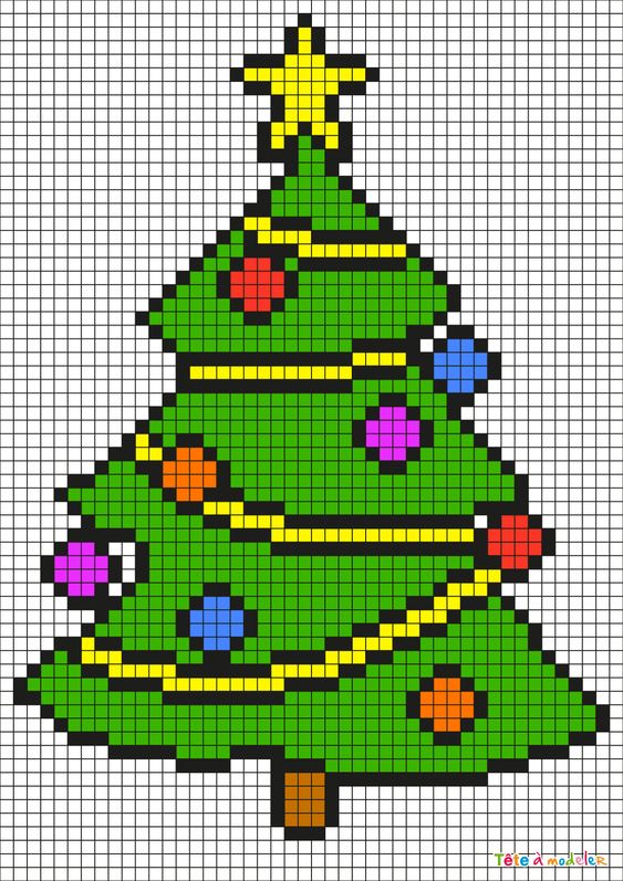 100 idées de coloriages de dessins pixel art 55