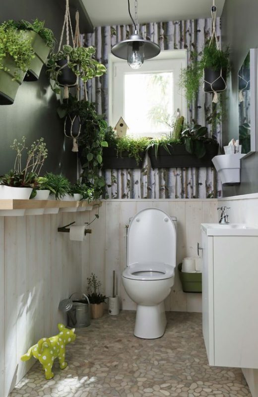 100 top idées de déco pour les wc 46