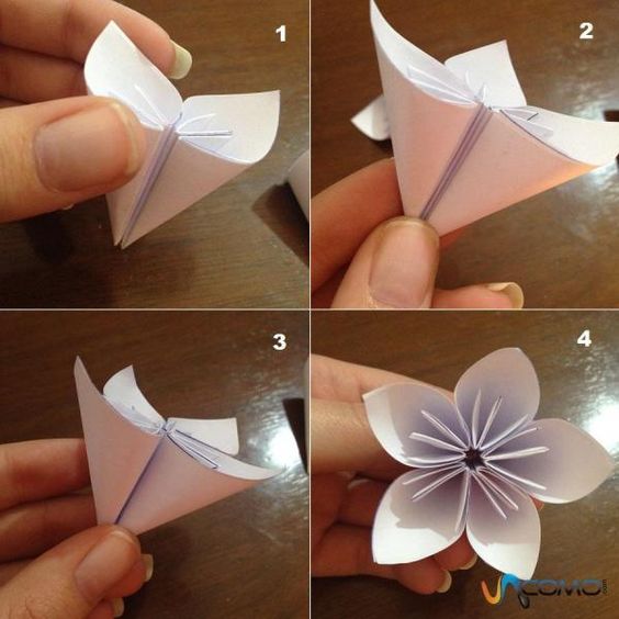 31 idées & tutos de fleurs en papier faciles à faire 10