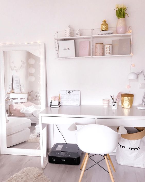 45 top idées de chambre d'ados pour filles 32