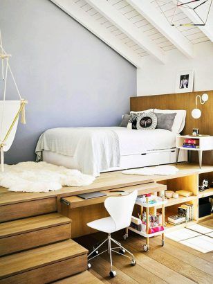 45 top idées de chambre d'ados pour filles 43