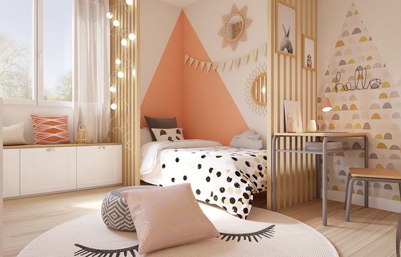 45 top idées de chambre d'ados pour filles 25