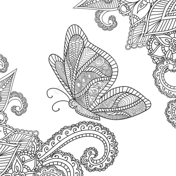 Coloriage Papillon : 32 Dessins De Papillon à Imprimer et à Colorier 24