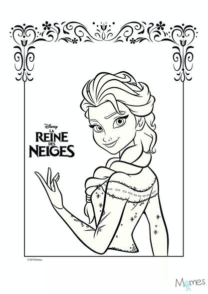 44 top idées de coloriages reine des neiges 2 8