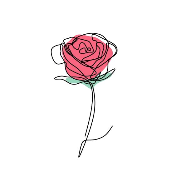 Comment dessiner une rose ? 37 idées & tutos étapes par étapes 6