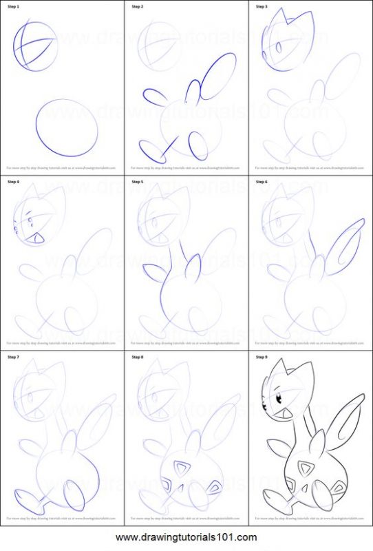 100 idées & tutos de dessins Pokémon 128