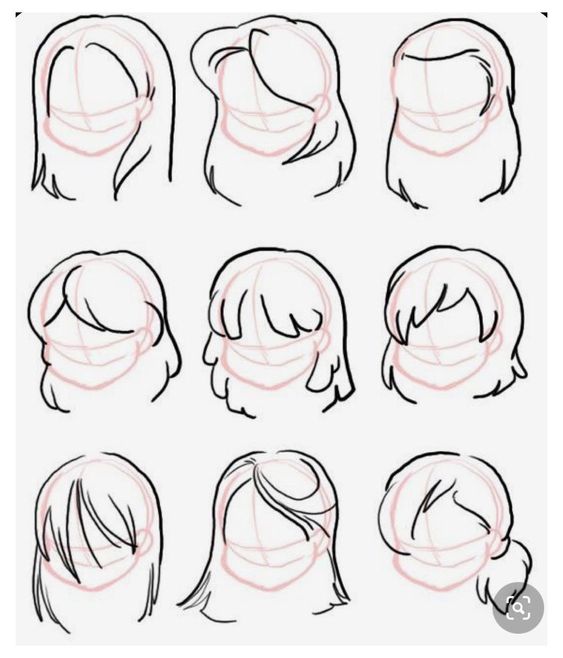 20 top idées de dessins de cheveux 17