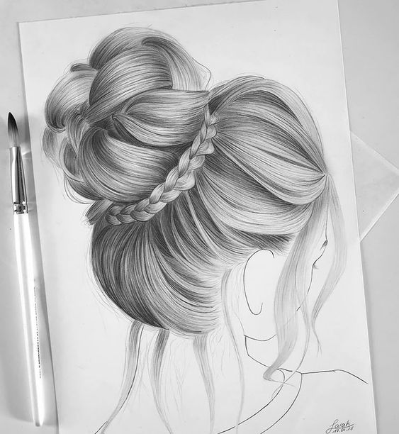 20 top idées de dessins de cheveux 5