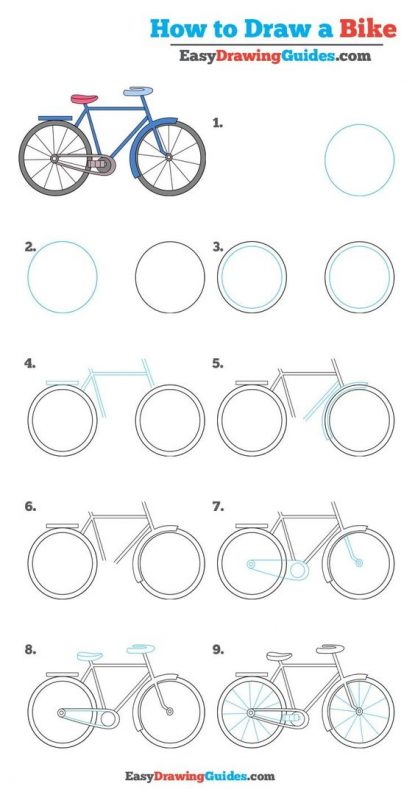 35 tutos dessins faciles à faire étapes par étapes 17