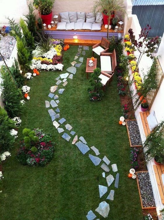 80 top idées pour embellir son allée de jardin 37