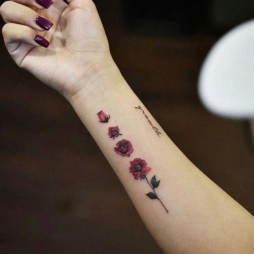 48 top idées de beaux tatouages avec des roses 12