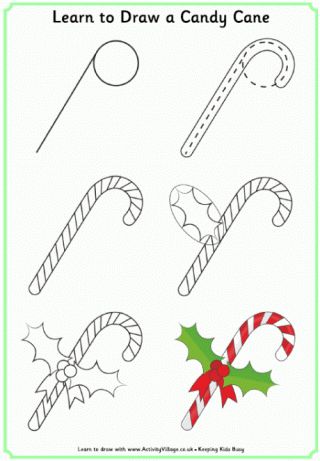 21 Tutos Dessins Noël : Pour apprendre à faire les dessiner à Noël 15