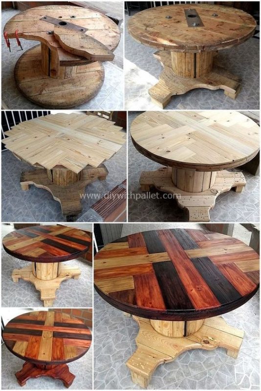 27 top idées de tables en palettes 11