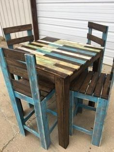 27 top idées de tables en palettes 26