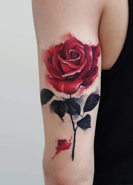 48 top idées de beaux tatouages avec des roses 5