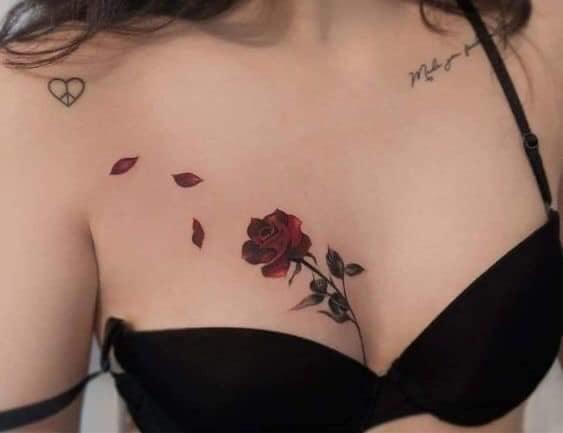 48 top idées de beaux tatouages avec des roses 6