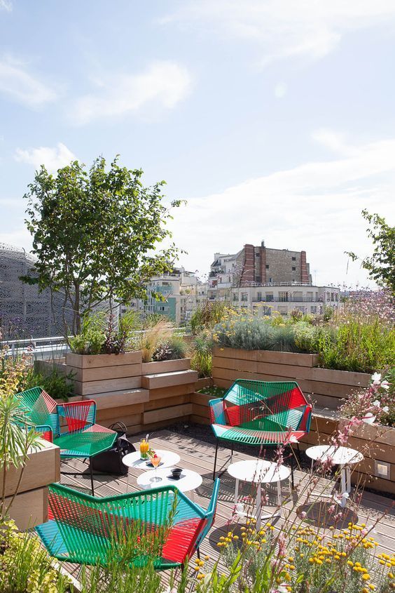 33 décorations de rooftop en tendance pour embellir son toit terrasse 18