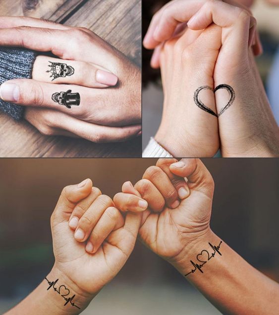51 top idées de tatouages de couples 21