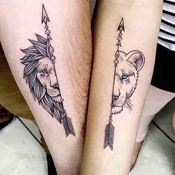 51 top idées de tatouages de couples 27