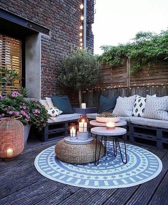 28 décorations de patio bohème en tendance 12