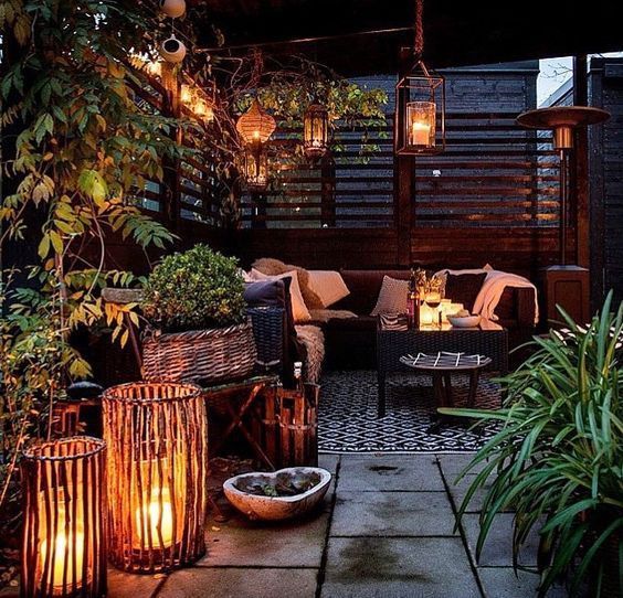 28 décorations de patio bohème en tendance 23