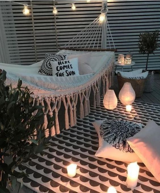 28 décorations de patio bohème en tendance 27