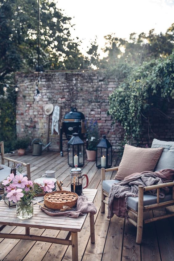 28 décorations de patio bohème en tendance 28