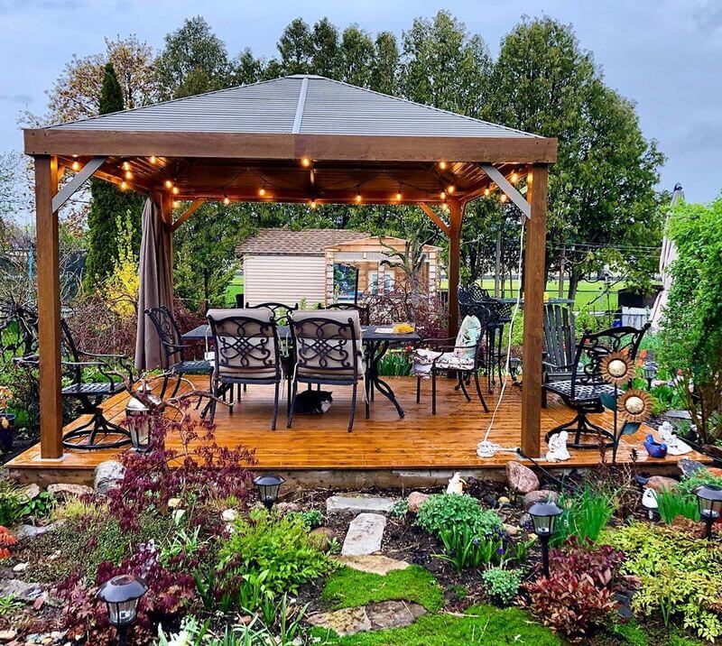 100 top idées de gazebos pour embellir son jardin 54