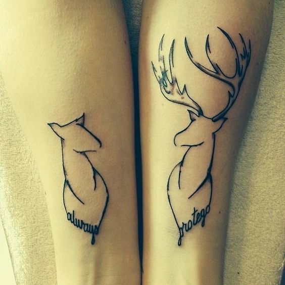 100 top idées de tatouages de couples à faire à deux 39