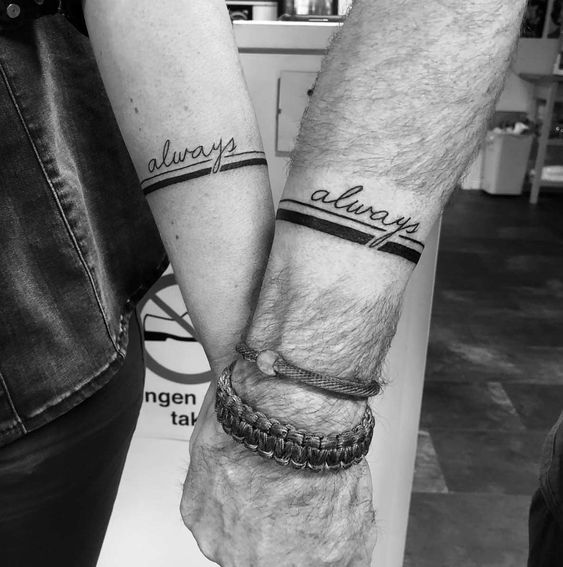 100 top idées de tatouages de couples à faire à deux 96